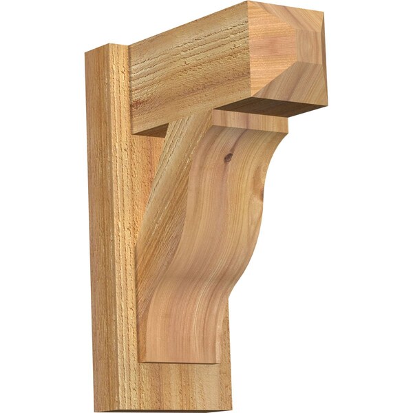Ekena Millwork Funston Craftsman Rough Sawn Outlooker, Western Red Cedar, 6"W x 12"D x 16"H OUT06X12X16FST04RWR - main